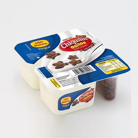 POSTRES REINA COMBI YOGUR CON CHIQUILIN PACK-2 UD