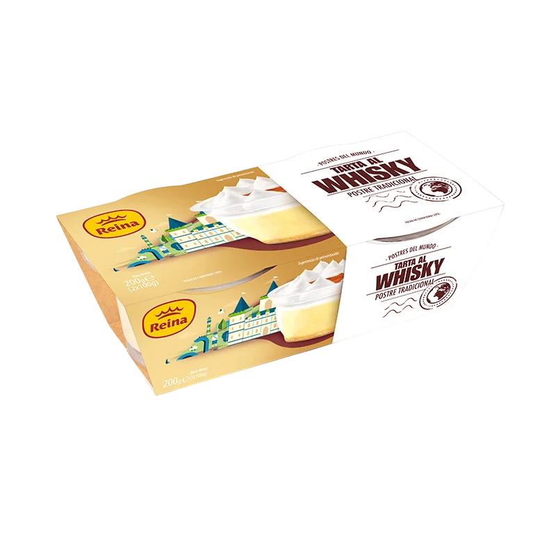 POSTRES REINA TARTA AL WHISKY PACK-2 UD