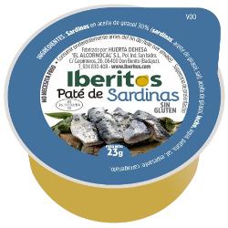 PATE IBERITOS SARDINA  PORCION C/45 UNDS