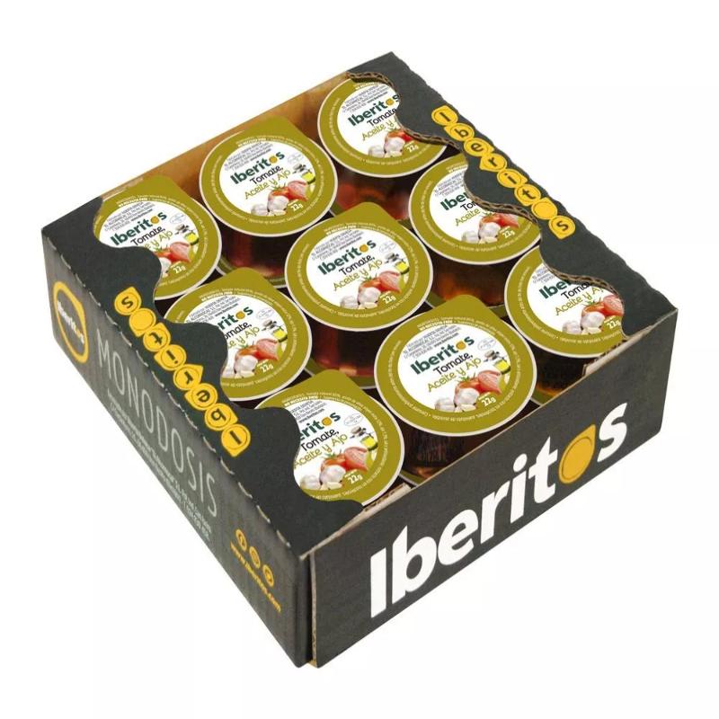 TOMATE IBERITOS ACEITE+AJO PORCION  C/45 UD