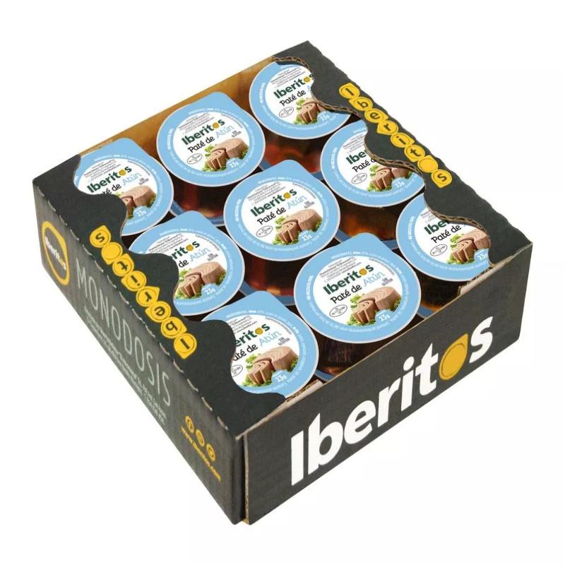 PATE IBERITOS ATUN PORCION  23 GR C/45UD