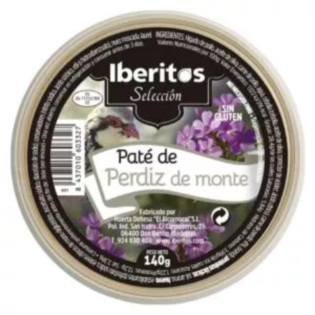 PATE IBERITOS PERDIZ DE MONTE   L/140GR