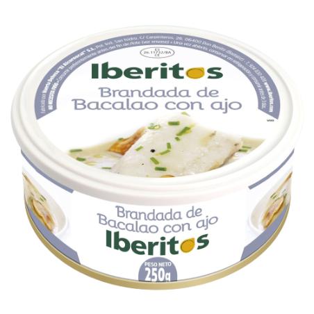 PATE IBERITOS BACALAO  L/250GR