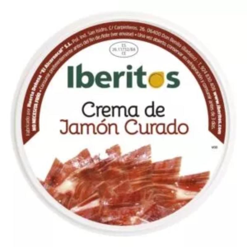 PATE CREMA IBERITOS JAMON CURADO  L/250 GR