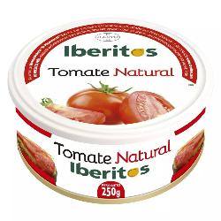TOMATE IBERITOS NATURAL  L/250 GR