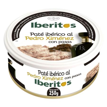 PATE IBERITOS PEDRO XIMENEZ C/PASAS  L/250.G