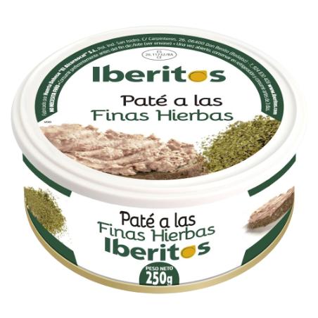 PATE IBERITOS FINAS HIERBAS  L/250GR