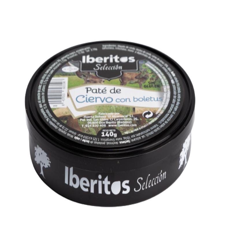 PATE IBERITOS CIERVO C/BOLETUS   L/140GR