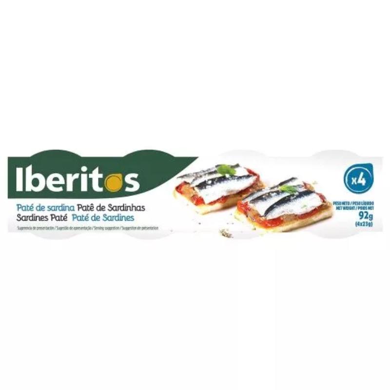 PATE IBERITOS SARDINA   23.G PACK-4