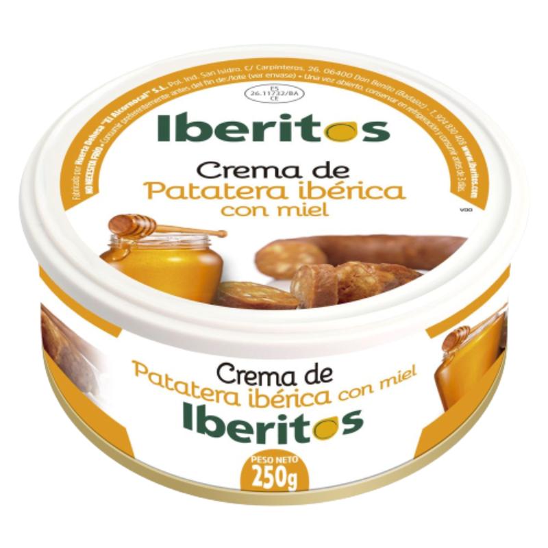 PATE CREMA IBERITOS PATATERA C/MIEL  L/250 GR