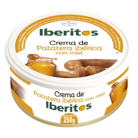 PATE CREMA IBERITOS PATATERA C/MIEL  L/250 GR