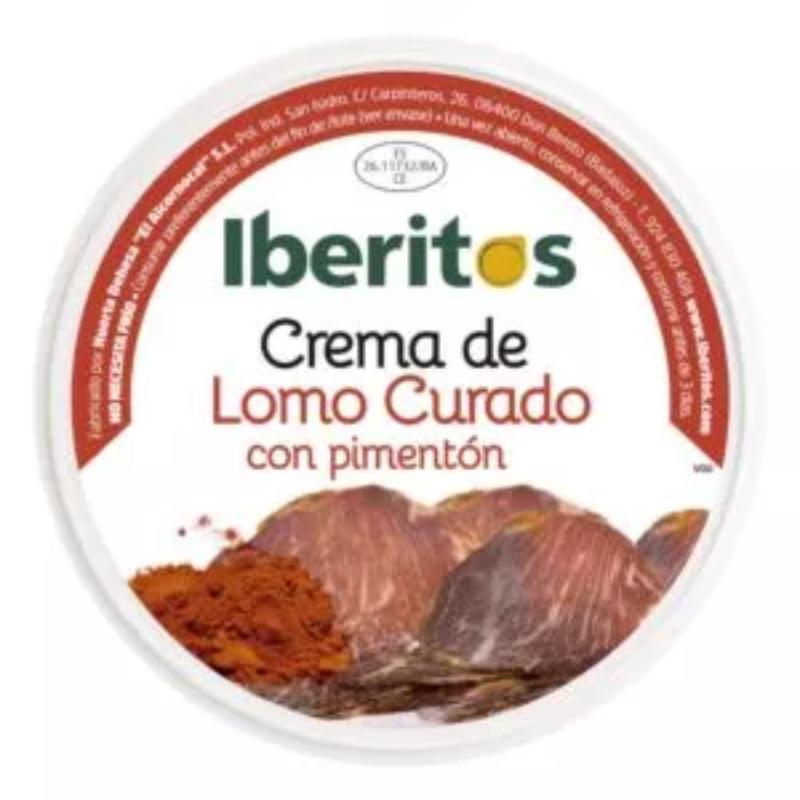 PATE CREMA IBERITOS LOMO CURADO C/PIMENTON  L/250G