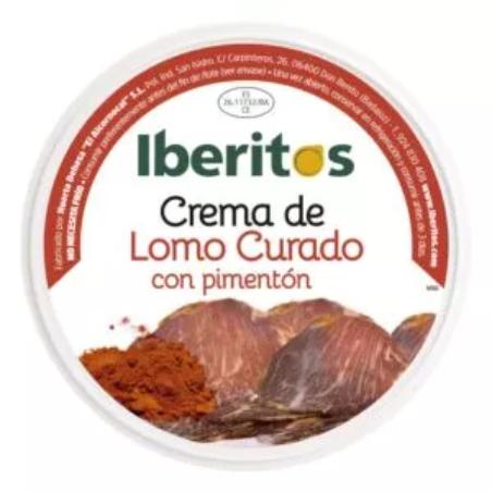 PATE CREMA IBERITOS LOMO CURADO C/PIMENTON  L/250G