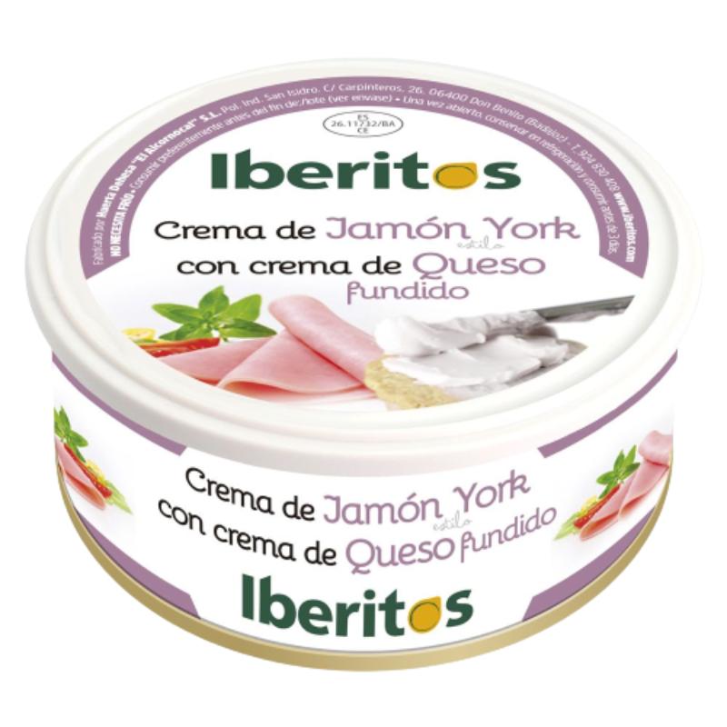 PATE CREMA IBERITOS YORK C/QUESO  L/250 GR