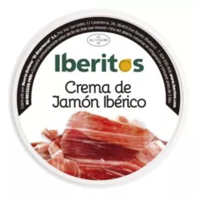 PATE CREMA IBERITOS JAMON IBERICO  L/250 GR.