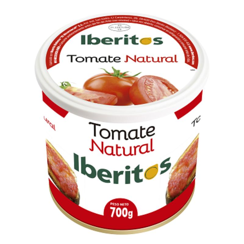 TOMATE IBERITOS NATURAL  L/700 GR