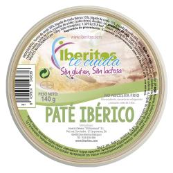 PATE IBERITOS IBERICO S/GLUTEN/LACTOSA L/140GR