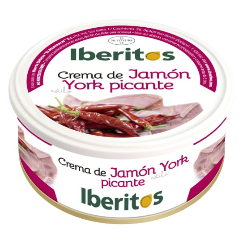 PATE CREMA IBERITOS YORK PICANTE L/250 GR