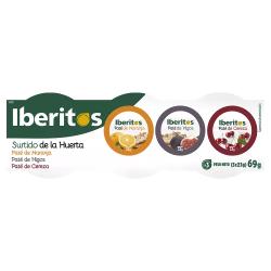 PATE IBERITOS SURTIDO DE LA HUERTA 23GR PACK-3 UD