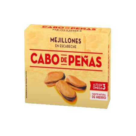 MEJILLON 20/30 ESCABECHE CABO PEÑAS LATA 69 GR
