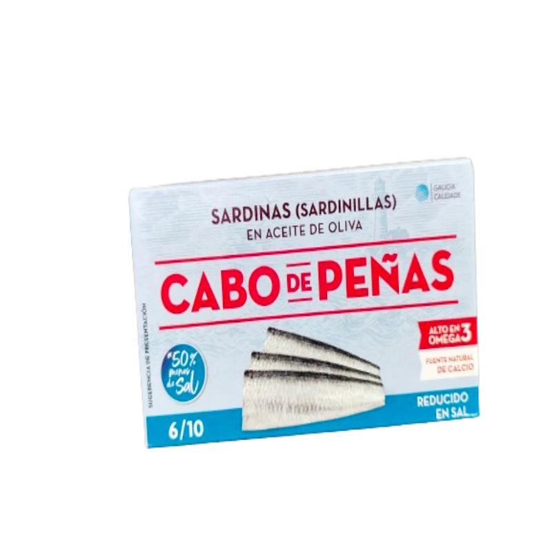 SARDINILLAS CABO PEÑAS B/SAL  A/OLIVA L/62GR