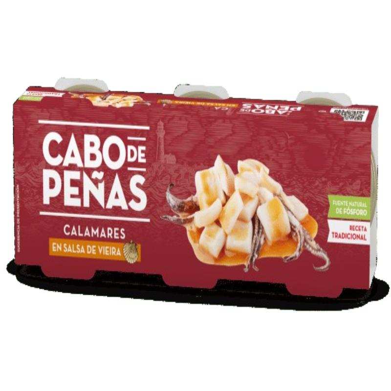 CALAMAR S/VIEIRA CABO PEÑAS PACK-3 UD*59GR