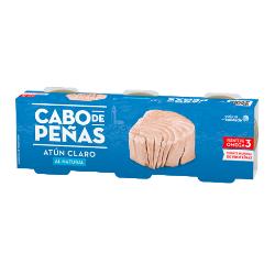 ATUN CABO PEÑAS AL NATURAL 56GR PACK-3UD