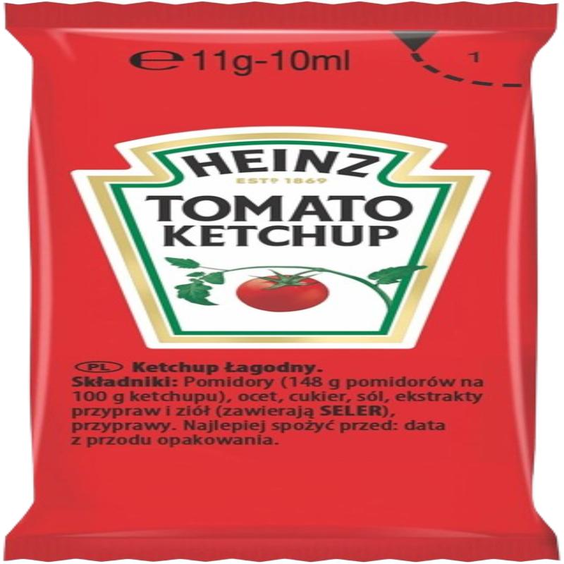 KETCHUP  PORCION HEINZ 11.GR.CAJA 200.UD