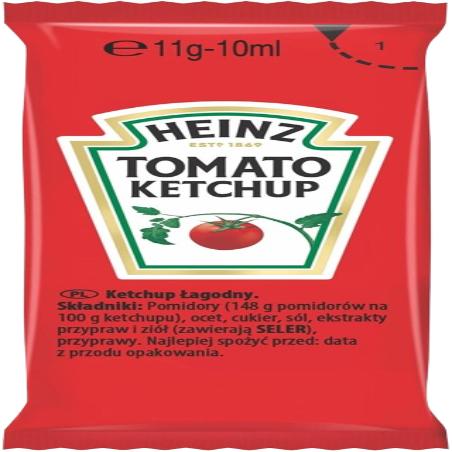 KETCHUP  PORCION HEINZ 11.GR.CAJA 200.UD