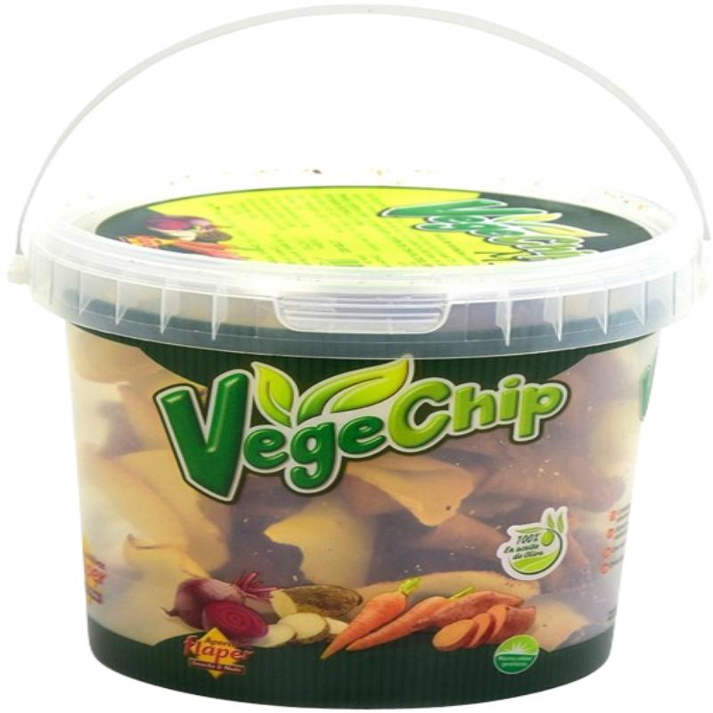 VEGETALES FRITOS VEGECHIPS FLAPER CUBO 600GR