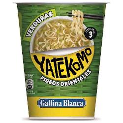 FIDEOS ORIENTALES YATEKOMO VERDURAS VASO 59 GR