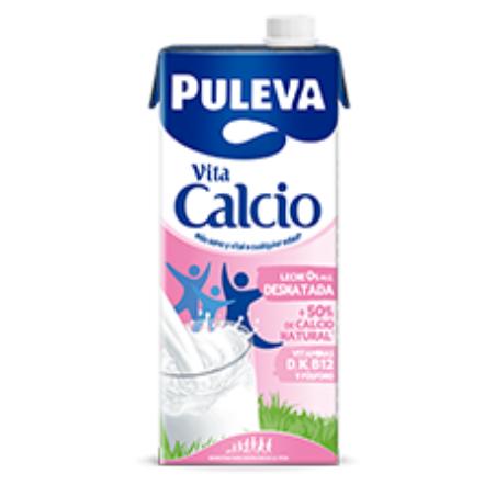 LECHE PULEVA CALCIO DESNATADA BRICK 1 L