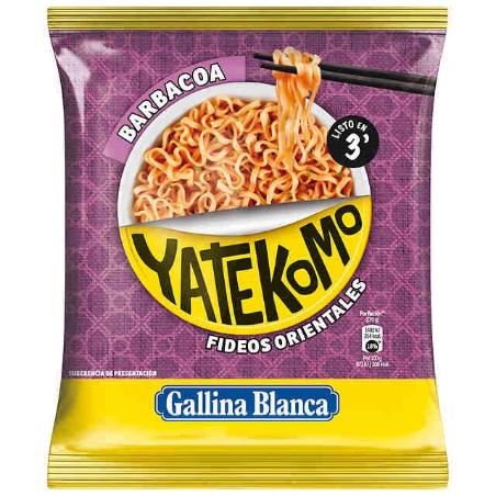 FIDEOS ORIENTALES YATEKOMO BARBACOA PLACA S/82 GR