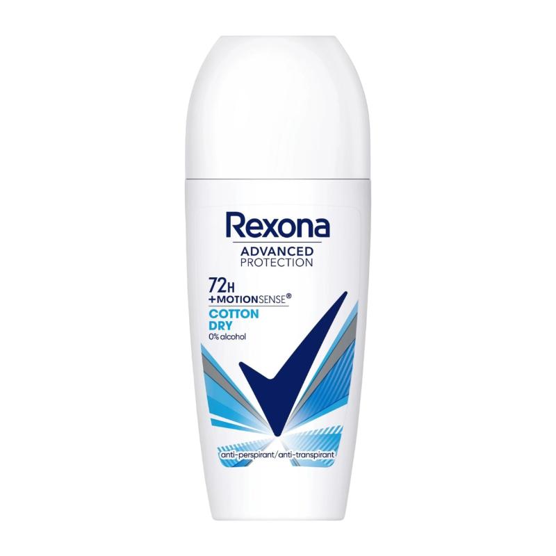 DESODORANTE REXONA ALGODON DRY 0% ROLLON 50 ML