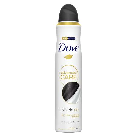 DESODORANTE DOVE INVISIBLE ADVANCED CARE SP/200ML
