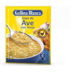 SOPA AVE CON ARROZ G.B. SOBRE 85 GR