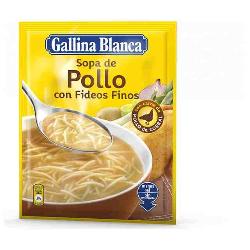 SOPA POLLO C/FIDEOS FINOS G.B. S/ 81 GR