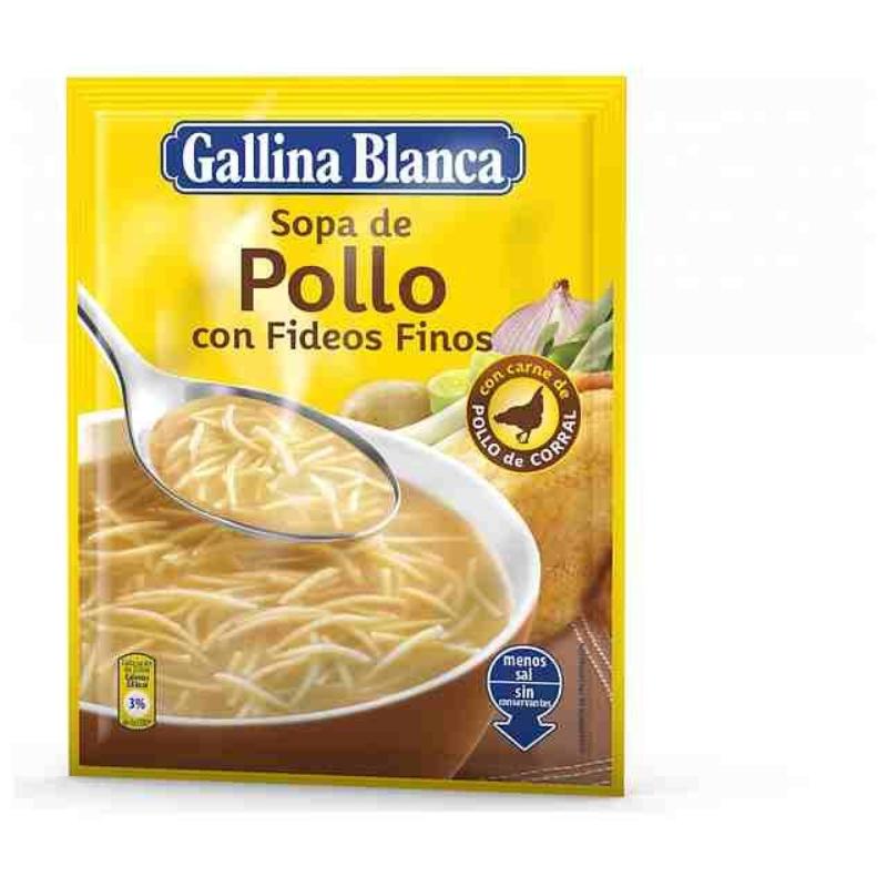 SOPA POLLO C/FIDEOS FINOS G.B. S/ 81 GR