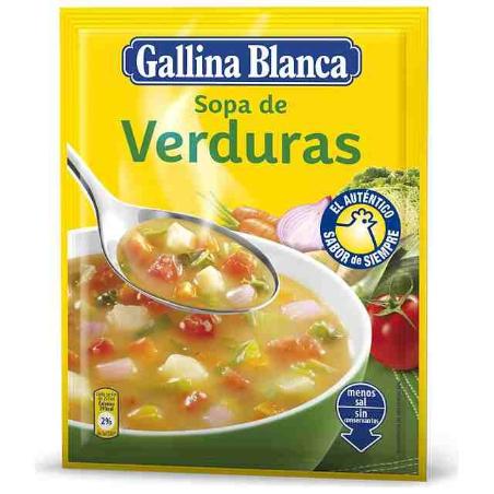 SOPA VERDURA GALLINA BLANCA SOBRE 81 GR
