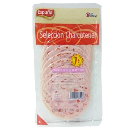 CHOPPED ESPUÑA PAVO KETCHUP LONCHA C/905  70GR(1€)