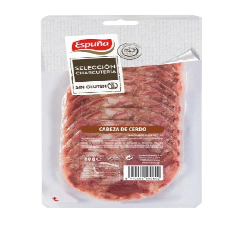 CABEZADA CERDO ESPUÑA LONCHAS C/5806 P/80GR