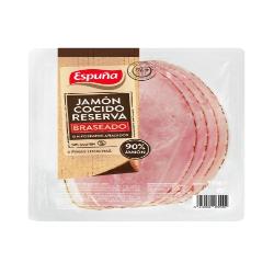 JAMON LONCHA COCIDO BRASEADO ESPUÑA C/2829 B/125 G