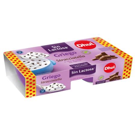 YOGUR GRIEGO DHUL STRACCIA SIN LACTOSA PACK-2 UD