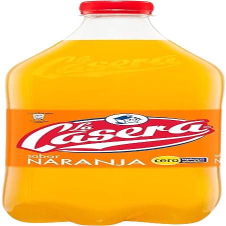 CASERA REFRESCO NARANJA BOTELLA 1,5 LITROS