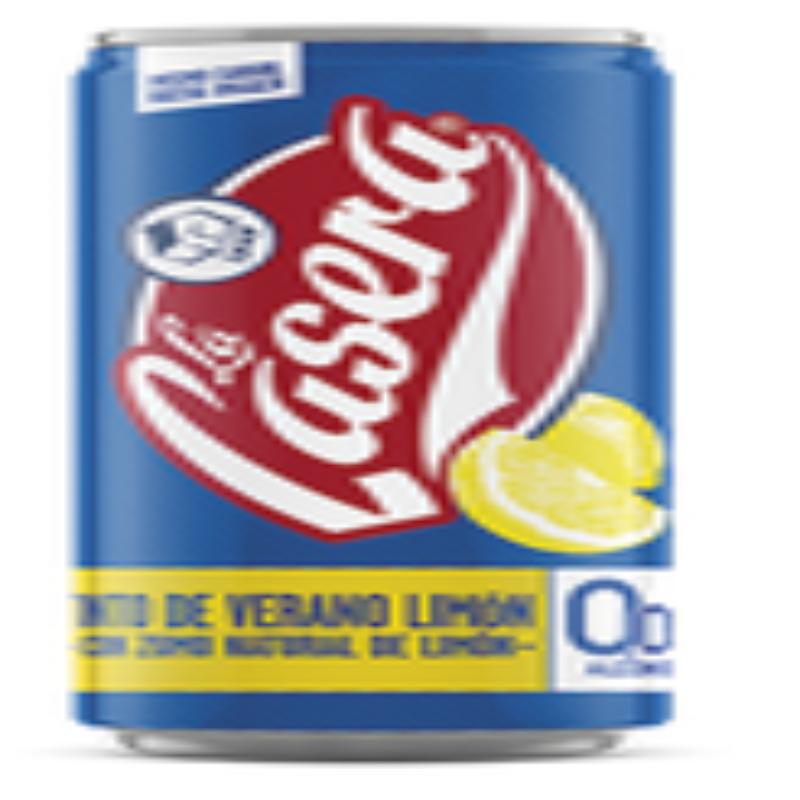 VINO TINTO/V  LA CASERA 0,0 SABOR LIMON LATA 33CL.