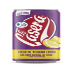VINO TINTO/V  LA CASERA SABOR LIMON LATA 33 CL