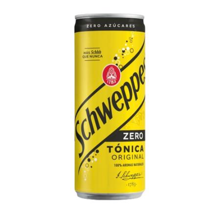 TONICA SCHWEPPES ZERO  LATA 33 CL.