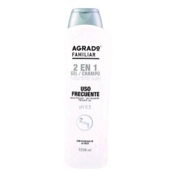 GEL BAÑO/CHAMPU 2EN1 RETO/AGRAD FAMILIAR B/1250 ML