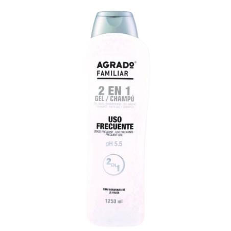 GEL BAÑO/CHAMPU 2EN1 RETO/AGRAD FAMILIAR B/1250 ML