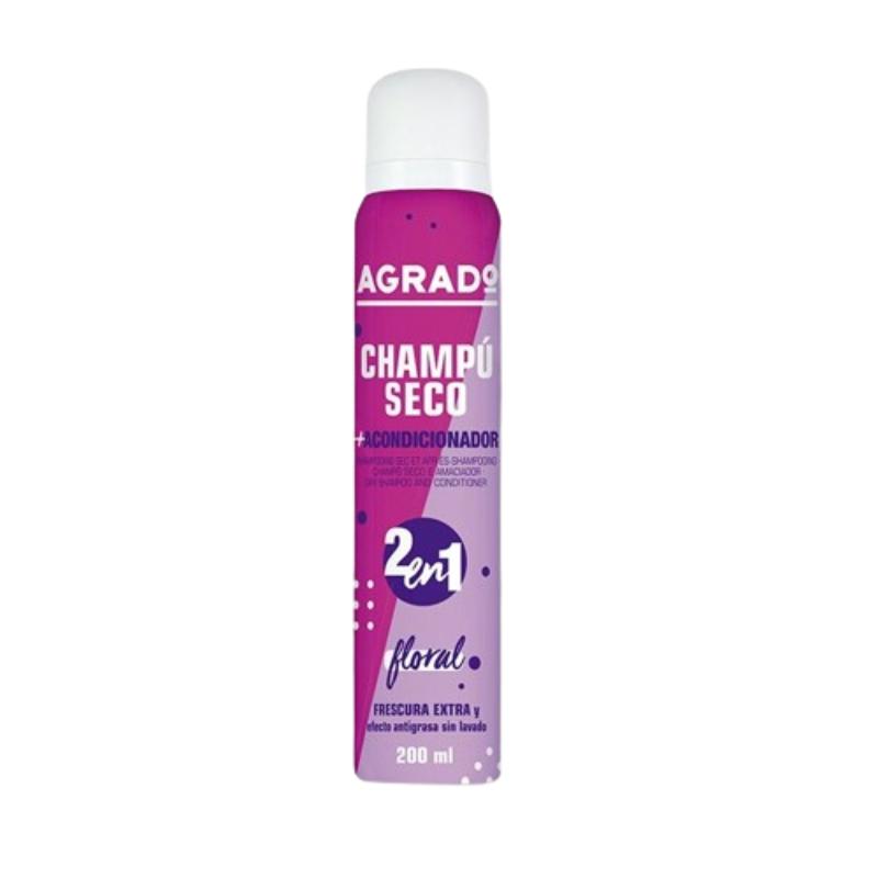 CHAMPU SECO AGRADO FLORAL 2EN1  SP/200 ML